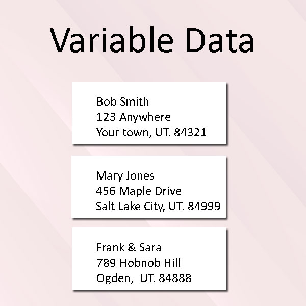 Variable Data